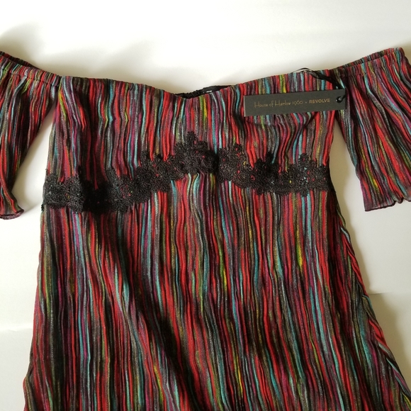 House Of Harlow 1960 X Revolve Off Shoulder Mini Dress - Picture 8 of 11